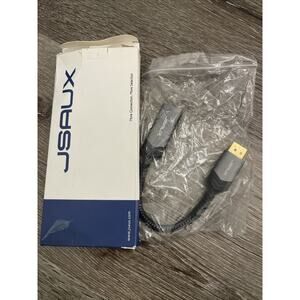 JSAUX 4K DisplayPort to HDMI Adapter, [Nylon Braided, Aluminum Shell]